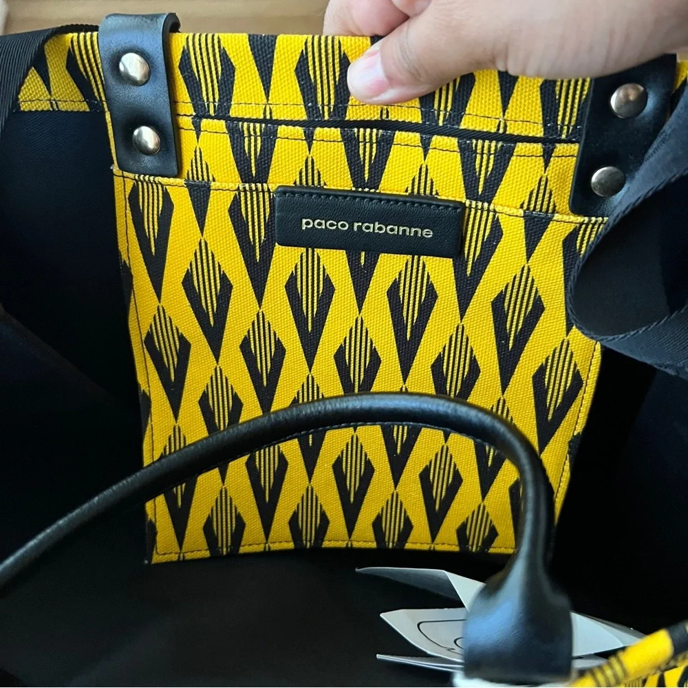 RABANNE Printed canvas tote - Picture 10 of 12